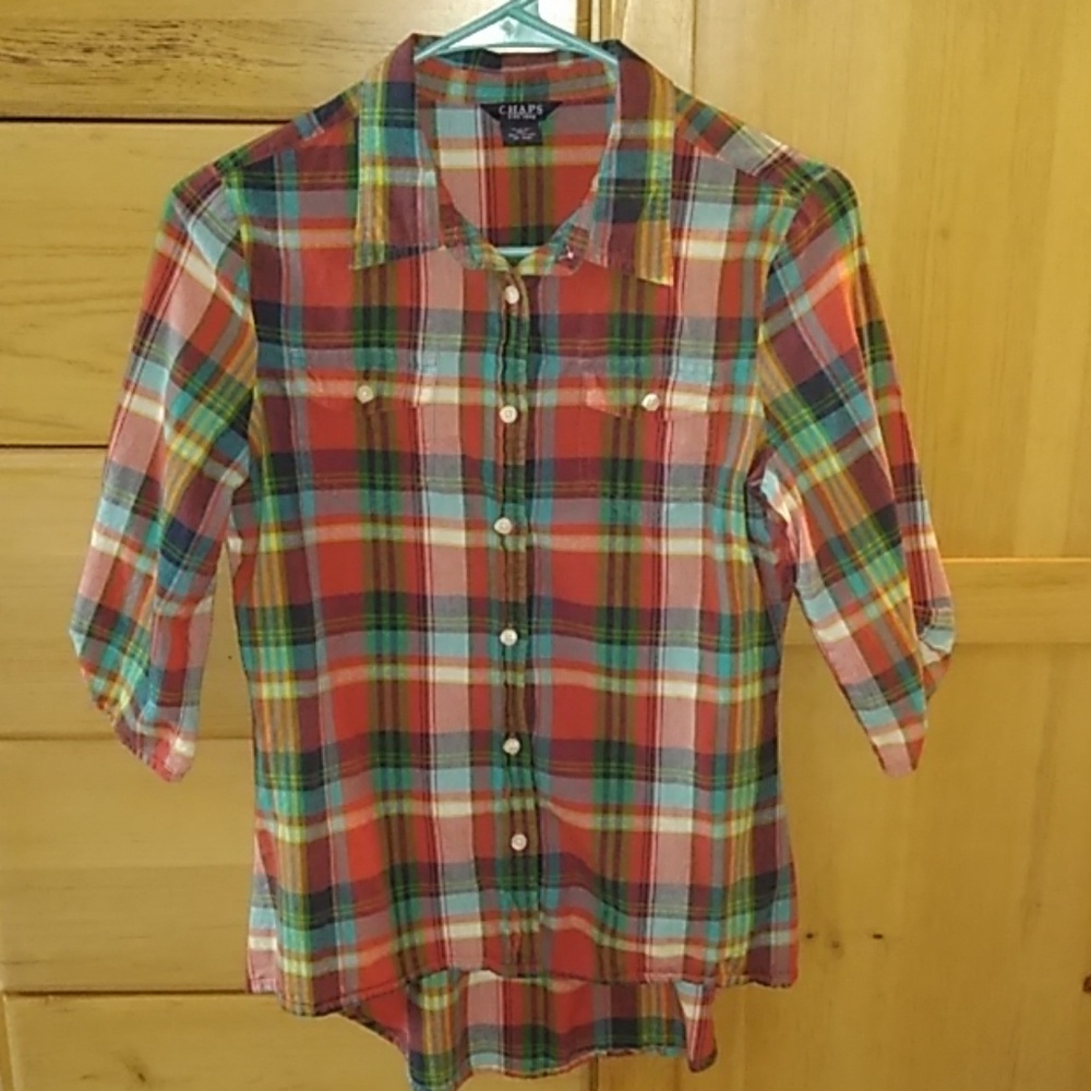 Chaps Button Up Top